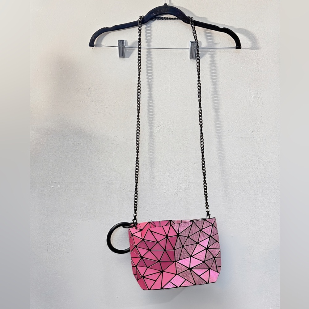 NWOT - Patrizia Luca Pink Chic Crossbody Bag - Picture 3 of 7